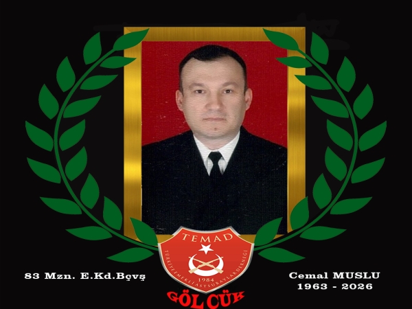 1983 mezunu E.Kd.Bçvş. Cemal MUSLU hakkın rahmetine kavuşmuştur.