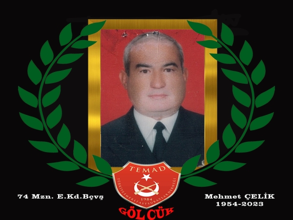 1974 mezunu Mehmet &Ccedil;ELİK hakkın rahmetine kavuşmuştur.