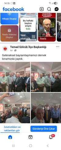 Geleneksel bayramlaşmamızı dernek binamızda yaptık.