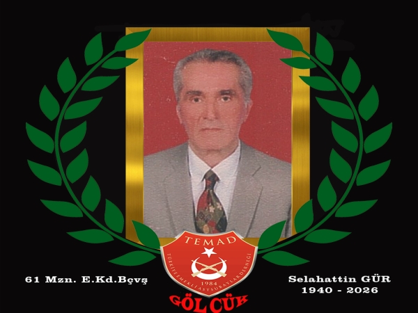 1961 mezunu E. Kd.Bçvş. Selahhtin GÜR hakkın rahmetine kavuşmuştur.