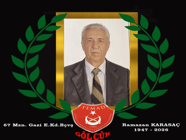 1967 Mezunu Gazi E.Kd.Bçvş. Ramazan KARASAÇ hakkın rahmetine kavuşmuştur.