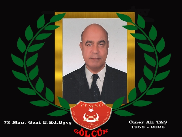 1972 mezunu Gazi E.Kd. Bçvş. Ömer Ali Taş hakkın rahmetine kavuşmuştur.