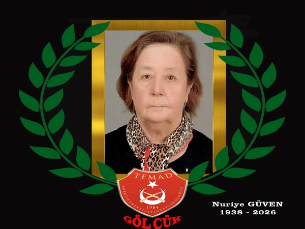 1951 mezunu merhum E.Kd.Bçvş Şevket GÜVEN'in eşi üyemiz Nuriye GÜVEN hakkın rahmetine kavuşmuştur.