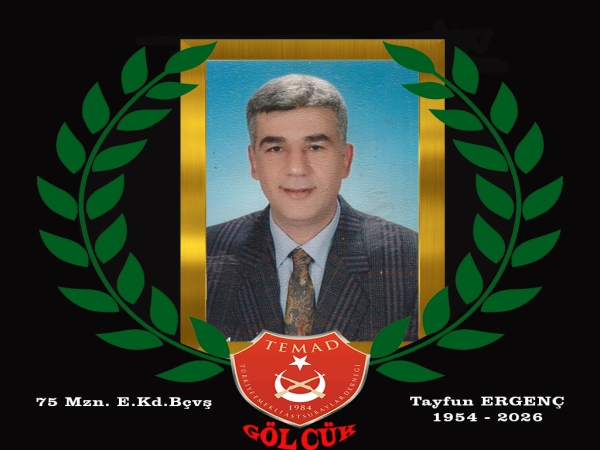 1975 mezunu E.Kd.Bçvş. Tayfun ERGENÇ hakkın rahmetine kavuşmuştur.